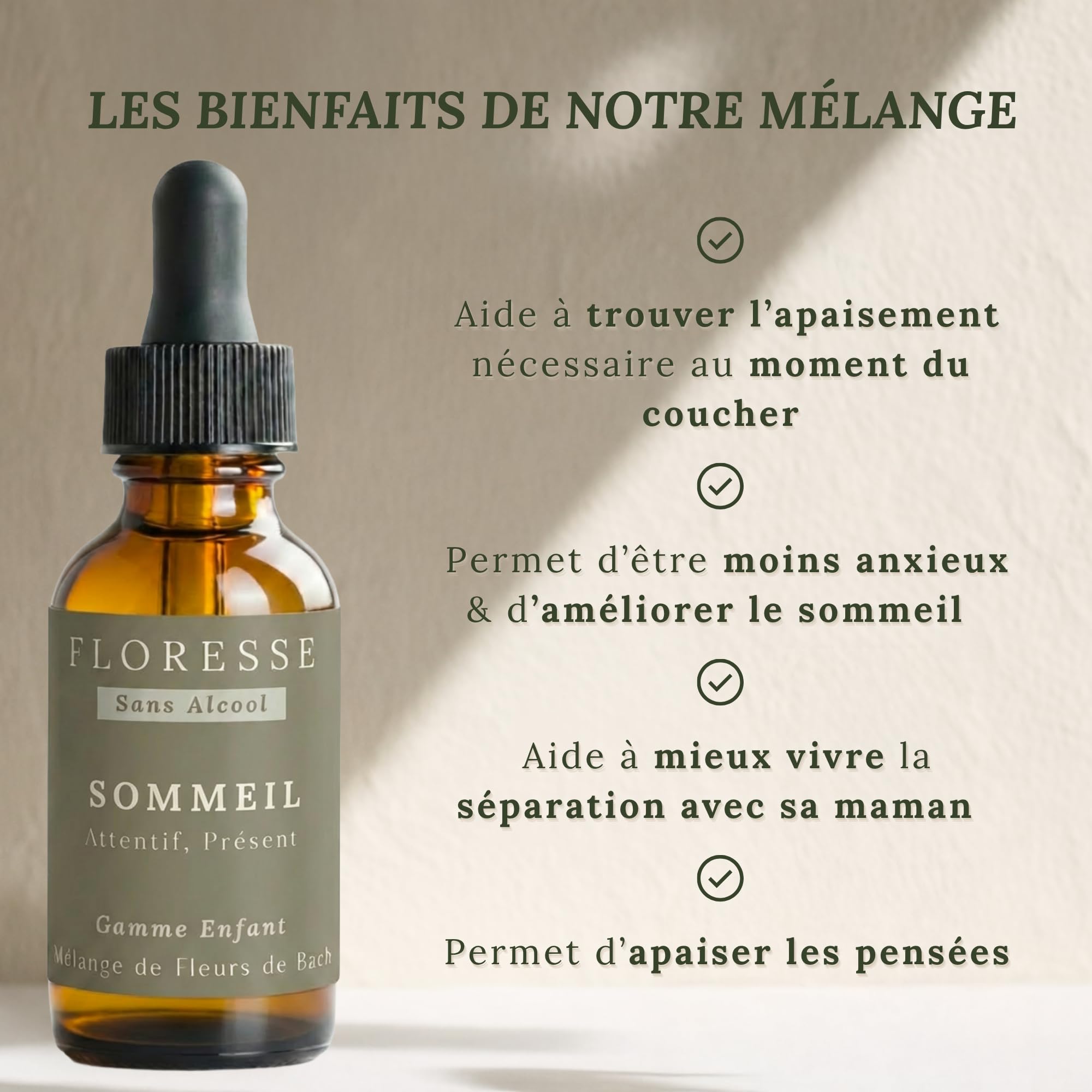 Conseil Fleur de Bach® – Fleurs de Bach Enfants & Bébé Sommeil 30ml +1 OFFERT – Cure complète – Nuit calme, peurs, angoisses, endormissement – SANS ALCOOL – Lot 2 flacons