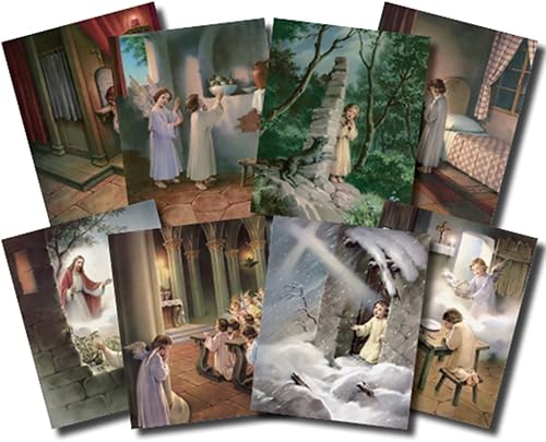 Miniatura 1 de Juego de póster de cartulina ilustrada con la oración del Señor, 10 piezas, 10 pulgadas