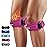 CAMBIVO 2 Pack Knee Brace for Women and Men, Patella Tendon Knee Straps for Knee Pain Relief, Knee Bands for Basketball, Running, Hiking, Volleyball, Tennis, Squats - Essential Series (Pink)