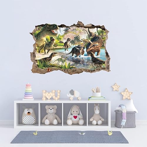 Miniatura 4 de Calcomanías de pared de vinilo autoadhesivas 3D extraíbles para dormitorio de niños murales decoración de calcomanías artísticas para decoración