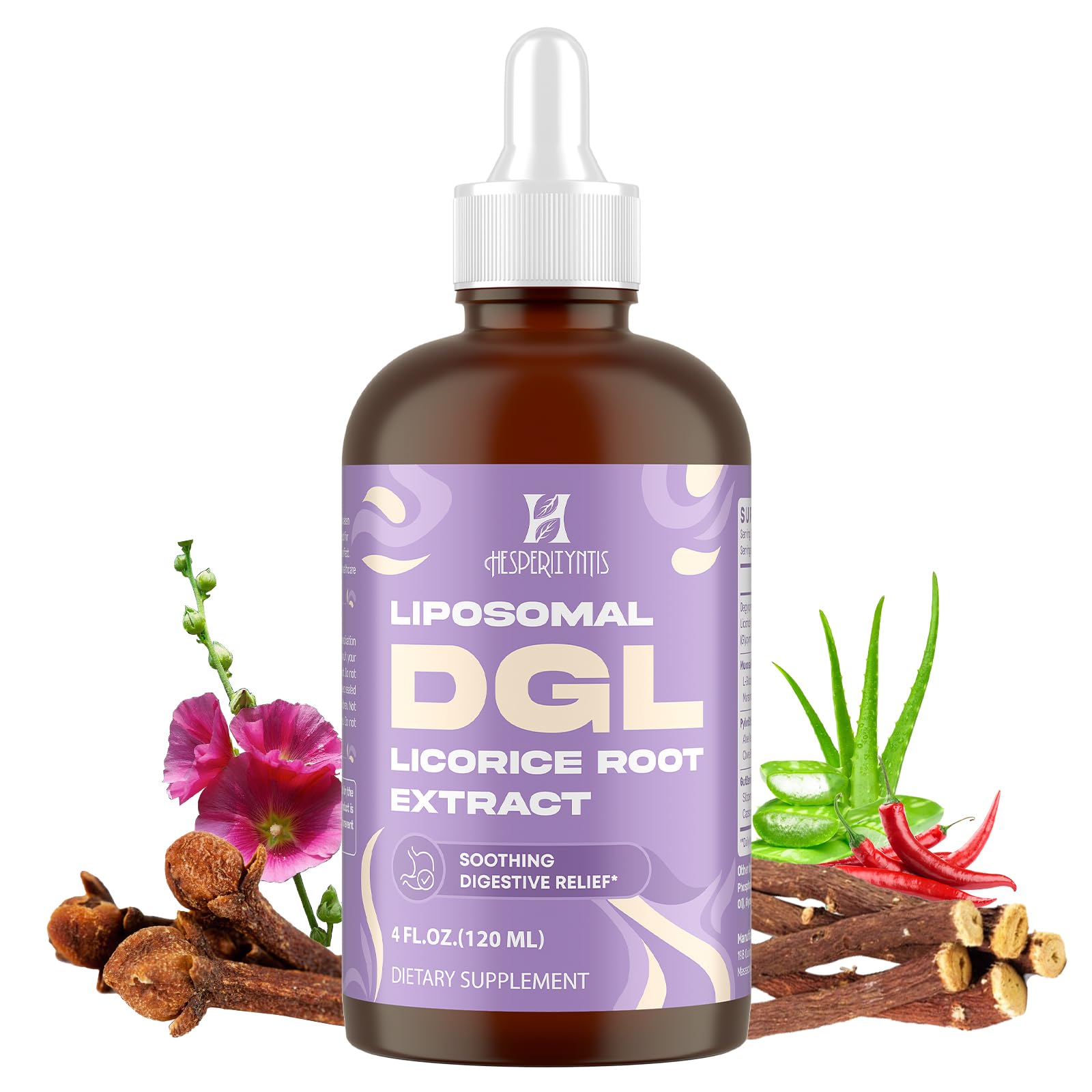 Liposomal DGL Licorice Root Extract, Digestive, Max Absorption, 60 Serving 4 Fl Oz (Pack of 1)