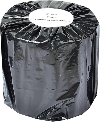 Miniatura 3 de USUPERINK 2 rollos (500 etiquetasrollo) etiquetas de papel térmico directo de 4 x 6 pulgadas, 1 pulgada, código de barras multifunción, compatible