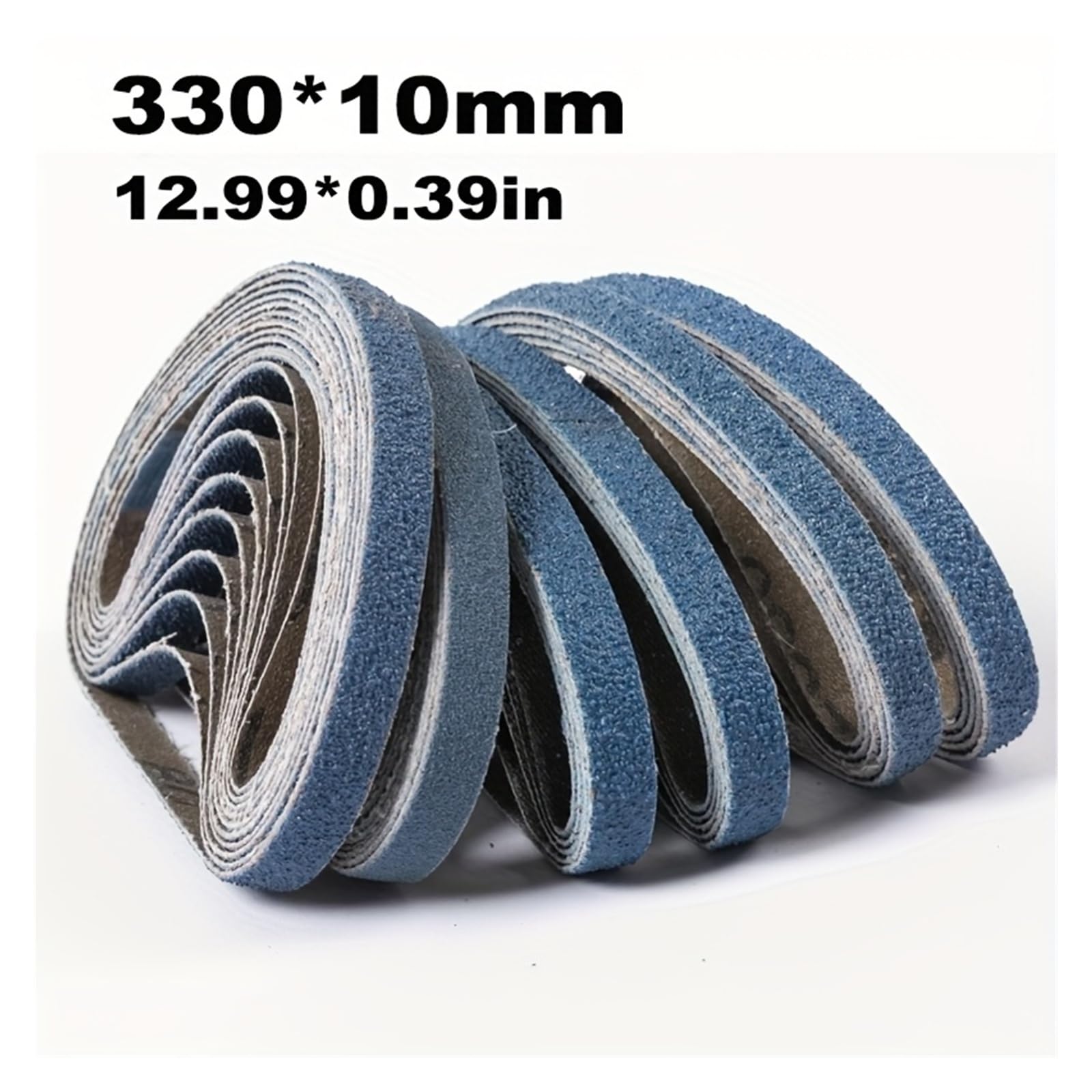 Oxid-Schleifband, Schleifbänder 10 x 330 mm, Körnung 4, 40, 60, 80, 120, Stück bis 12(10pcs 120grits)