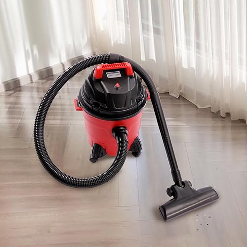 Miniatura 5 de Aspiradora en seco y húmedo, 15 l/4 galones de alta resistencia, aspiradora húmeda y seca con filtro, trabajo de recolección de polvo para detalles