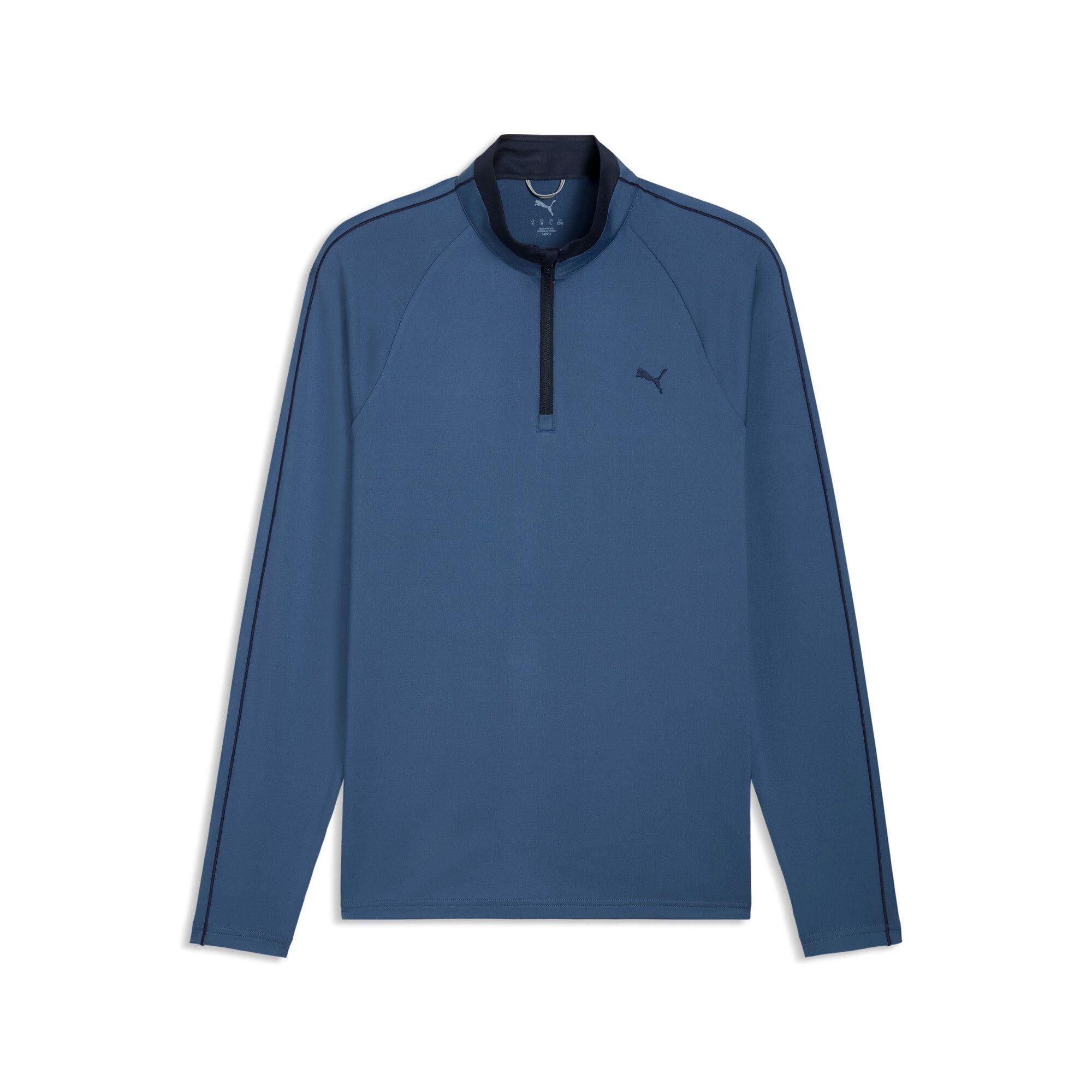 Puma Men's Pure 3.0 Quarter Zip Pullover - Dark Indigo-Nav - S