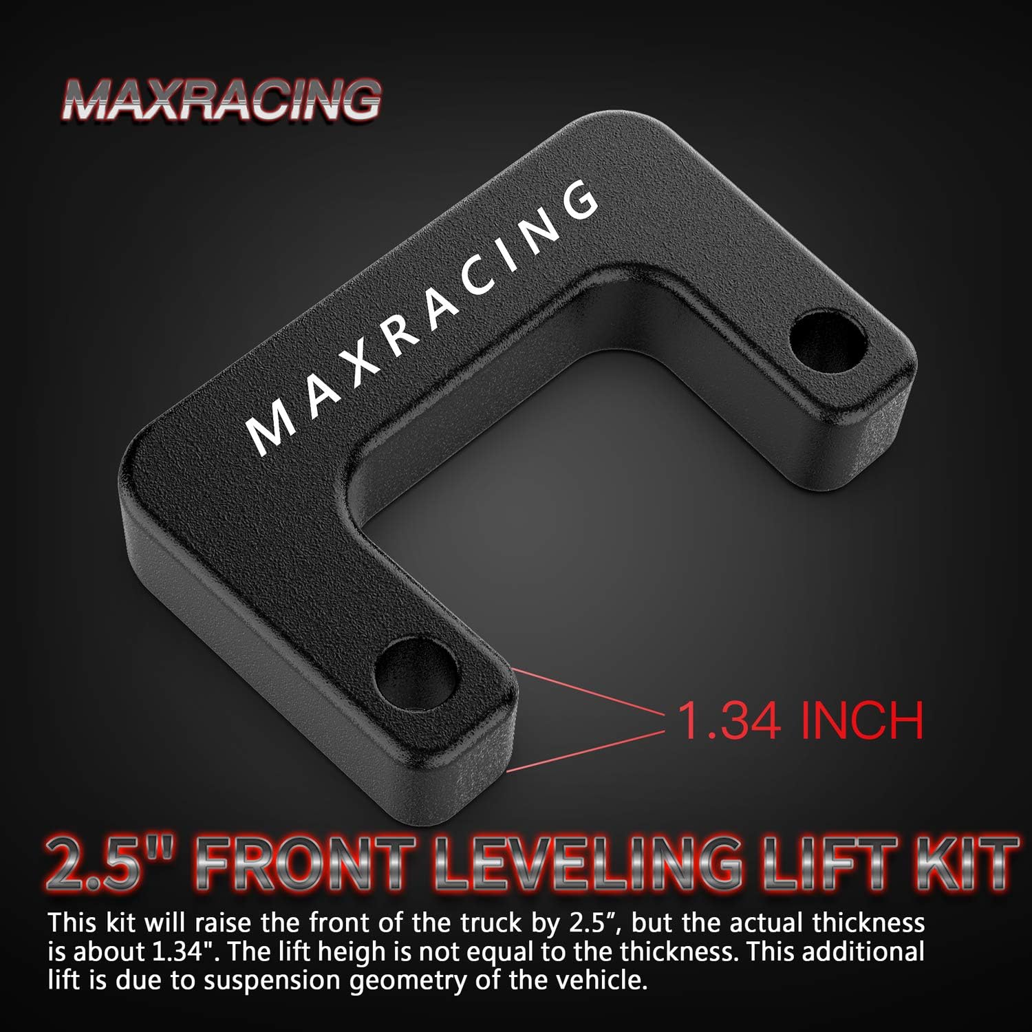 Maxracing 2.5" Leveling Lift Kit Compatible with 2007-2026 Chevy Avalanche Silverado Suburban 1500 Tahoe Sierra Yukon XL1500