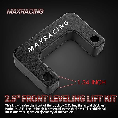 Miniatura 66 de MAXRACING - Kit de nivelación frontal de 2.5 pulgadas, para tracción de 2 y 4 llantas