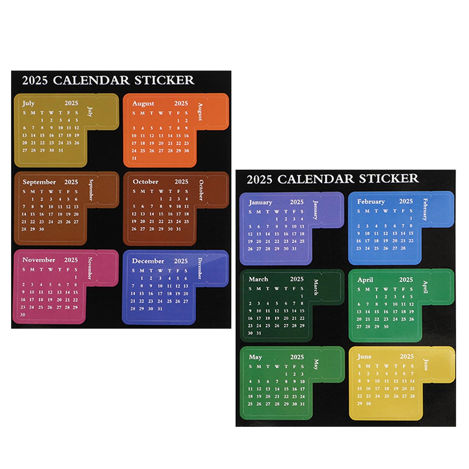 Linguette Mensili Per Agende Etichette Adesive 12 Per Pianificazione | Linguette Indice Adesive Calendario 2025 Album, Quaderni, Scuola, Università, Lavoro, Ufficio, Studenti, Insegnanti
