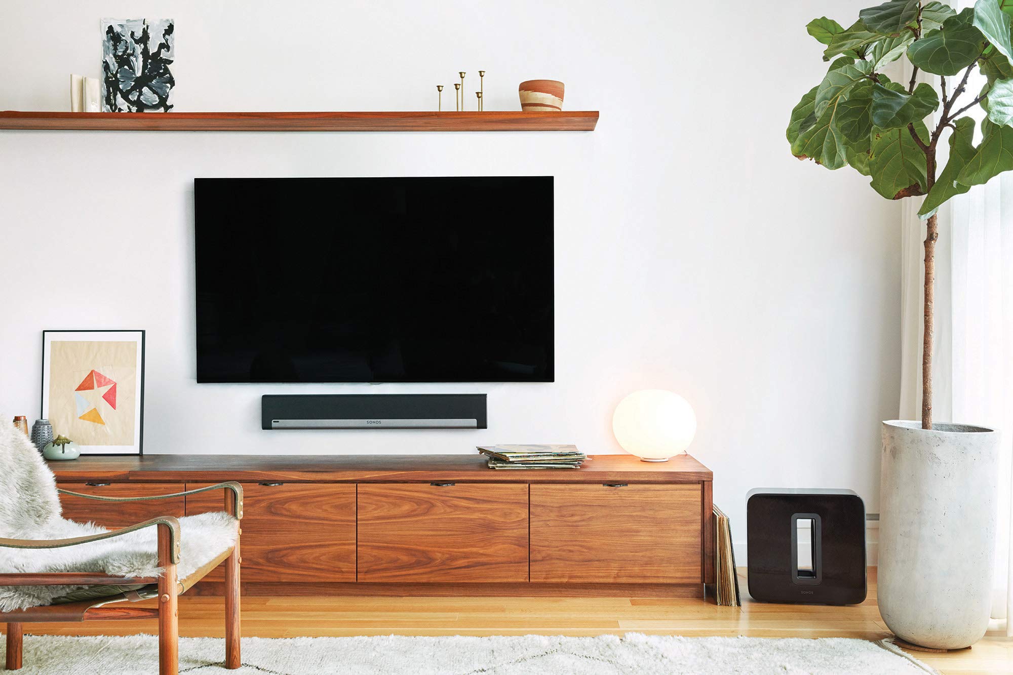 Sonos Playbar, TV-Soundbar e Sistema Audio Wireless, Controllabile da Smartphone, Tablet e PC, Nero