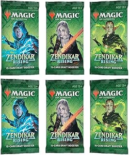 6 Packs Magic: The Gathering Draft Booster Pack Lot MTG Zendikar Rising