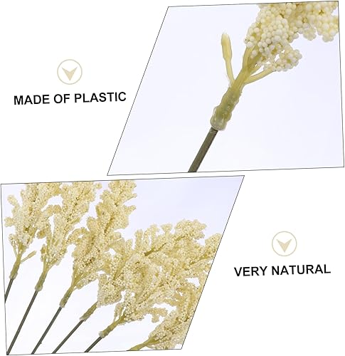 Miniatura 8 de Arreglo de otoño artificial de oreja de maíz, arreglo de otoño, flores secas de trigo, decoración de trigo, orejas de trigo, arreglos florales