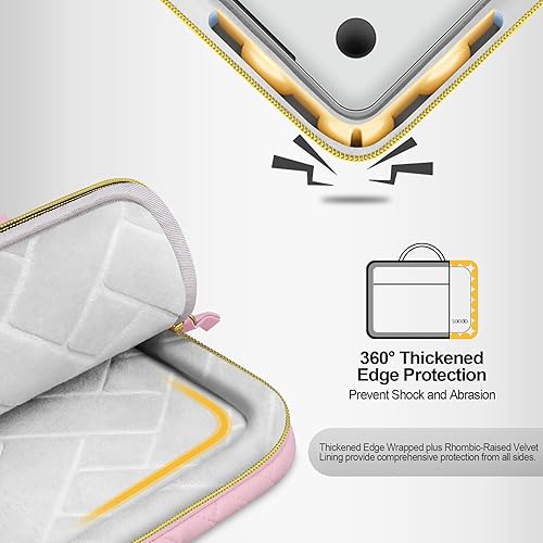 Miniatura 9 de Lacdo - Fundas impermeables para computadoras portátiles de 11 a 15.6 pulgadas, bolsa para computadora portátil, maletín para Ultrabook