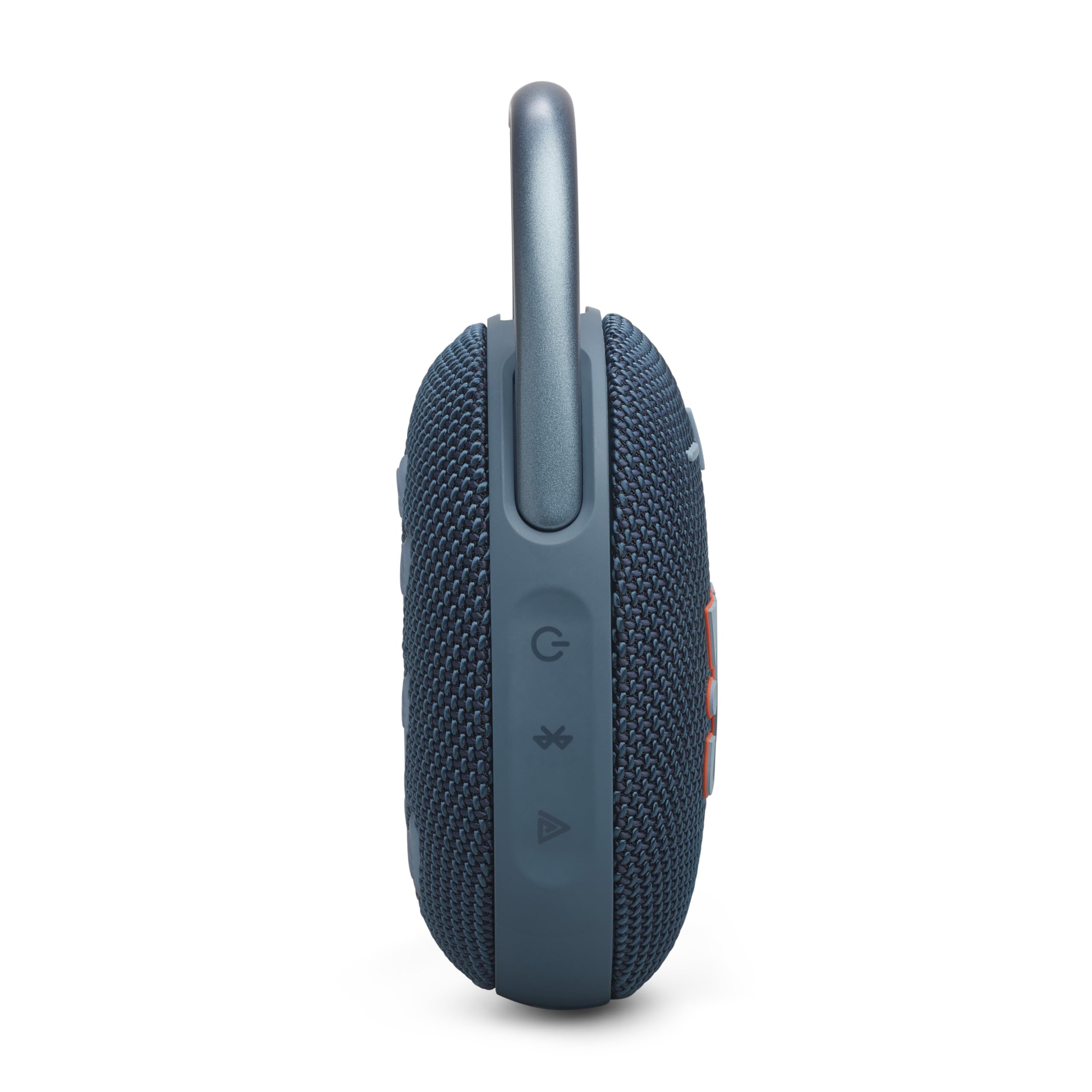 JBL CLIP5 Haut-parleur Bluetooth, chargement USB C, IP67, étanche à la poussière, étanche, compatible avec les applications, structure à mousqueton, radiateur passif inclus, portable, bleu JBLCLIP5BLU
