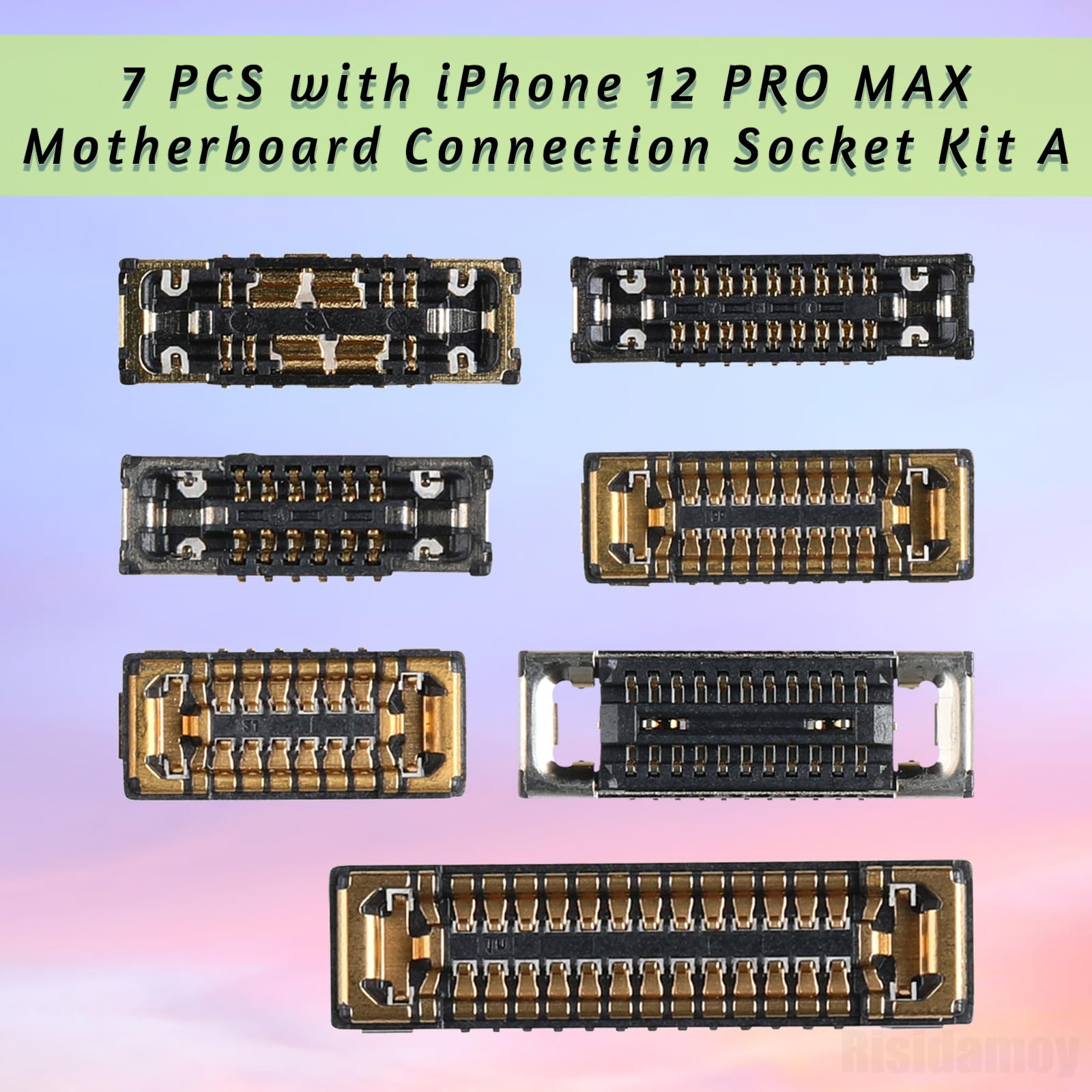 Amazon | Risidamoy 7個 マザーボードソケット接続 iPhone 12 PRO MAX
