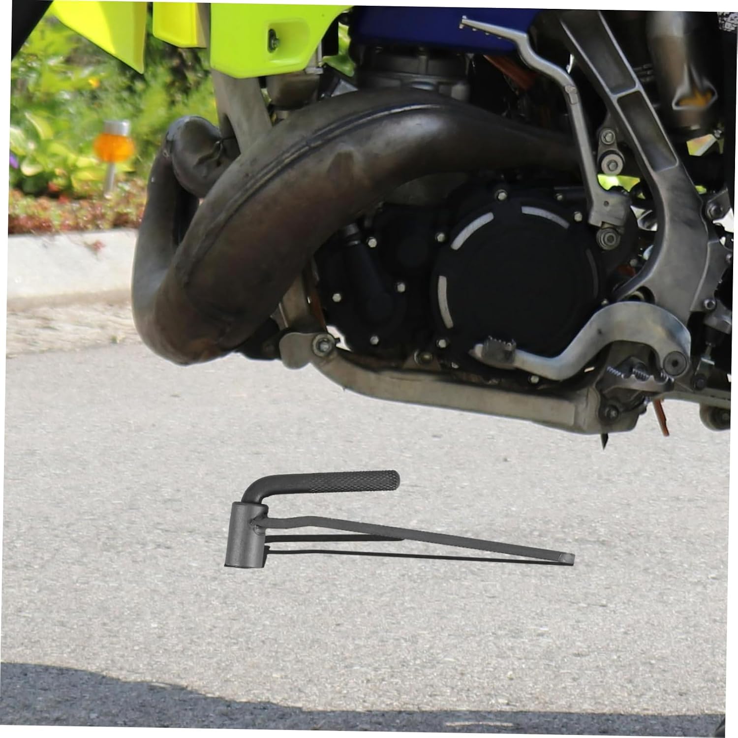 Luxshiny Engine Valve Adjustment Tool Valve Screw Tool Motorcycle Valve Tool Engine Valve Adjustment Wrench Motorcycle Valve Wrench Motorcycle Engine Valve Tool Black 45 Steel
