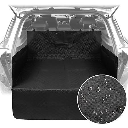 Amazon Co Jp Etlife ラゲッジマット 汎用 テントに匹敵する 防水 撥水力 全方面保護 車用 取付簡単 荷室の広い車種に幅広く対応 収納ポケット付 車 バイク