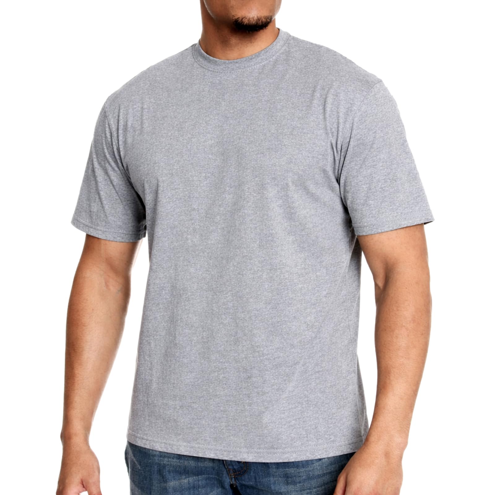 Luxe-T Men’s Heavyweight Cotton T-Shirt – Classic Fit Short Sleeve, Reinforced Crew Neck