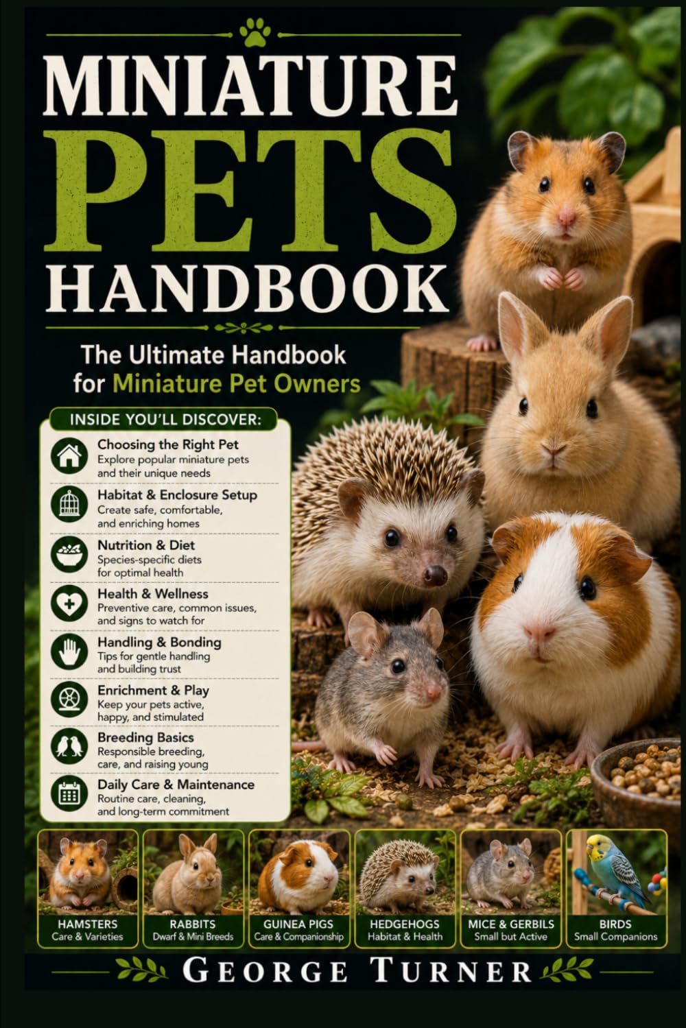 miniature pets Handbook: The Ultimate Handbook for Miniature Pet Owners