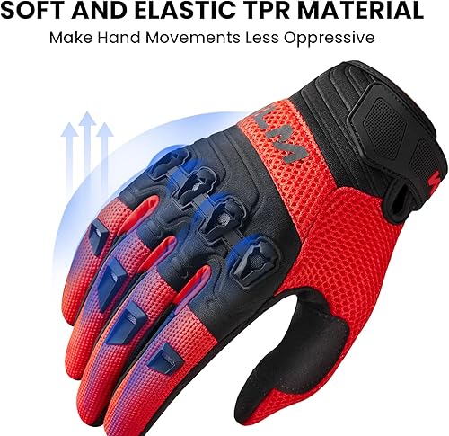 Miniatura 2 de ILM Guantes de motocross Dirtpaw - Guantes de motocross de malla para BMX MX ATV MTB, todoterreno, modelo JC08