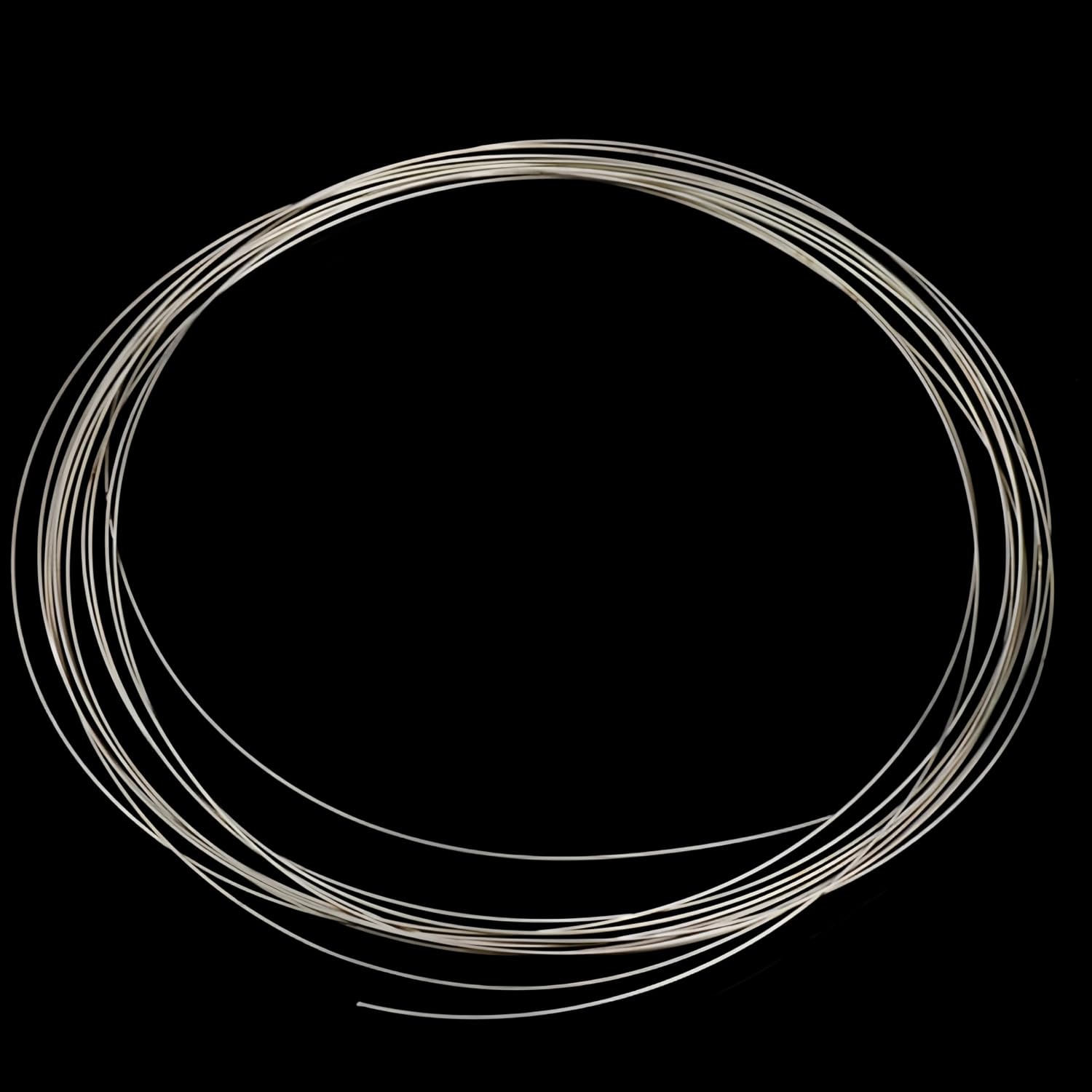 99.99% Pure Platinum Wire for Flame Color Reaction & Electrophoresis - 100mm Length, PT Electrode 1pc(0.4mm)