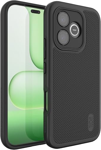 TUDIA MergeGrip Designed for Honor 600 Lite 5G Case 2026 - [Military Grade Drop Tested] Dual Layer Slim Rugged Heavy Duty Shockproof Protective Phone Cover Black