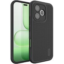 TUDIA MergeGrip Designed for Honor 600 Lite 5G Case 2026 - [Military Grade Drop Tested] Dual Layer Slim Rugged Heavy Duty Shockproof Protective Phone Cover Black