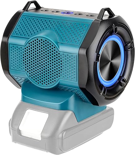 Get The Party Started - Altavoz Bluetooth para batería Makita de 18 V (batería no incluida) (azul)