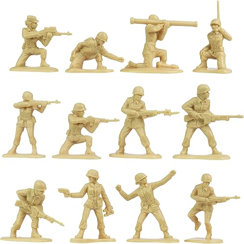 Miniatura 3 de BMC Plastic Army - Figuras de soldado de 36 piezas para mujer, hechas en Estados Unidos