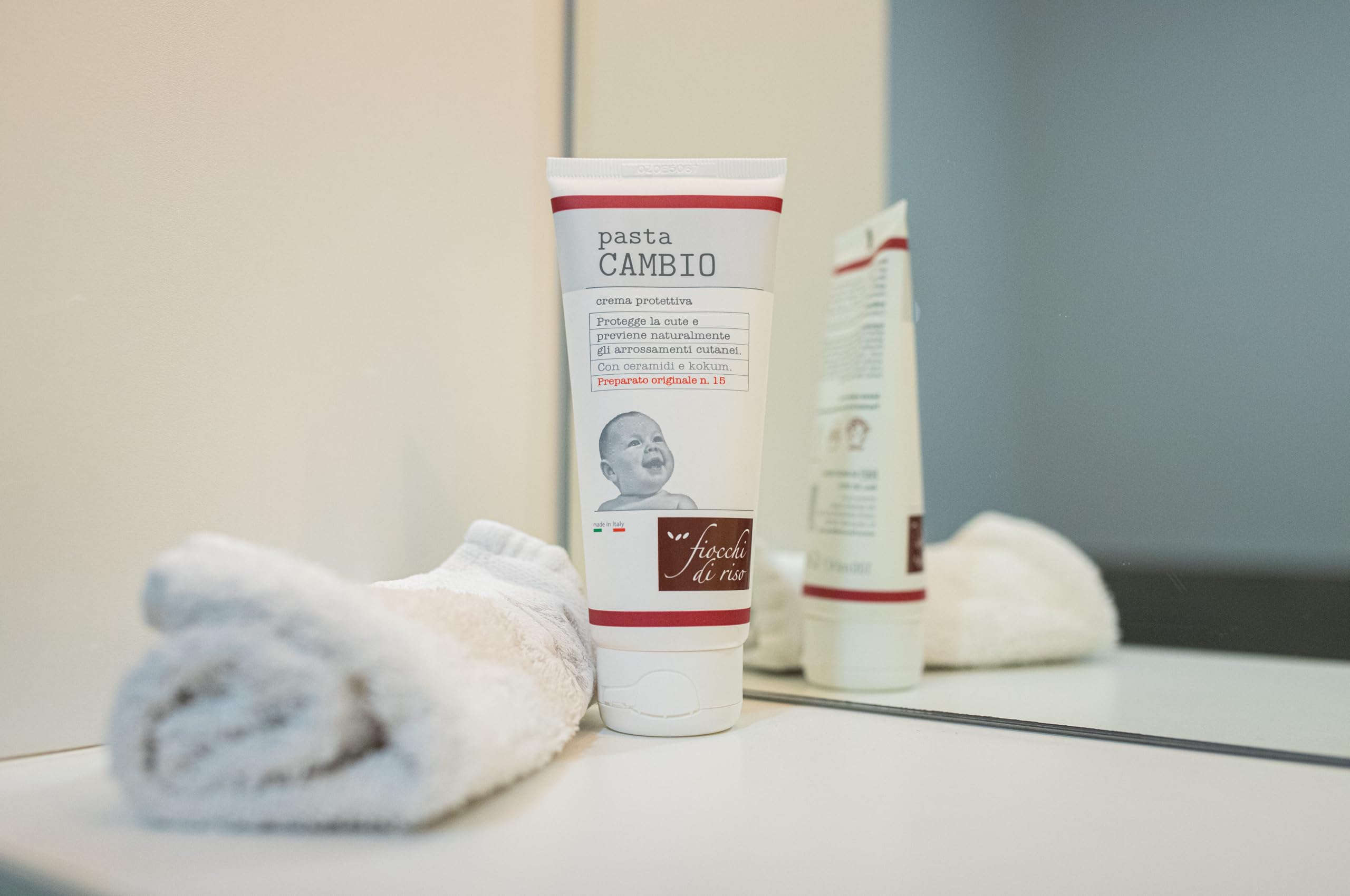 Fiocchi di Riso CAMBIO PANNOLINO 100ml Protegge e previene arrossamenti cutanei neonato
