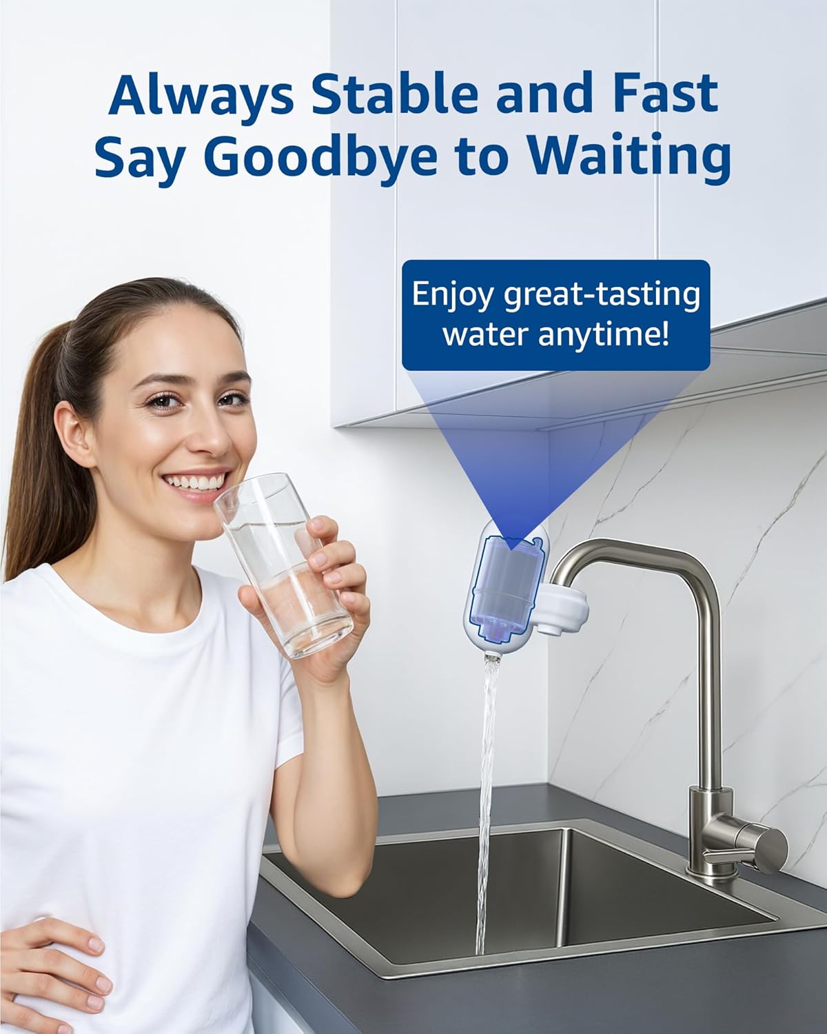 Waterspecialist NSF Certified Filter, Replacement for Pur® PUR PLUS RF-9999® Water Filter Faucet, Compatible with All PUR® Faucet Mount Filtration Systems (Pack of 6), Model No.: WS708A - Image 5