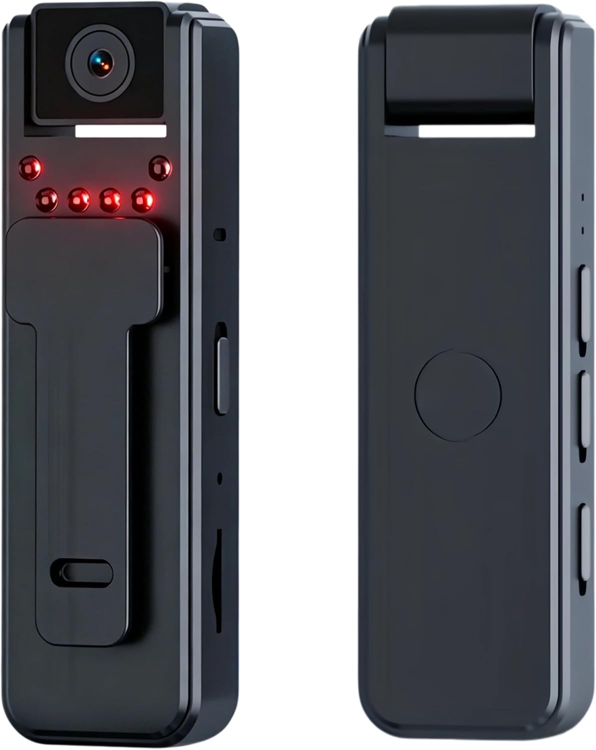 1080P HD Mini Body Camera, Small POV Cam with 4HR Battery and Night Vision Wearable Security Camera with Motion Detection,Loop Recording Body Cam for Meeting, Guard, Travel Vlog, Personal Recording