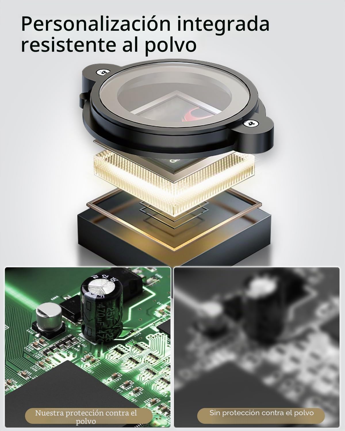 Microscopio USB Teléfono Móvil AOPICK 1080P HD Microscopios para iPhone Android, 50 hasta 1600X Microscopio Digital con 8 LED Teléfono Móvil MicroscopioCompatible con iOS, Android, Tablet
