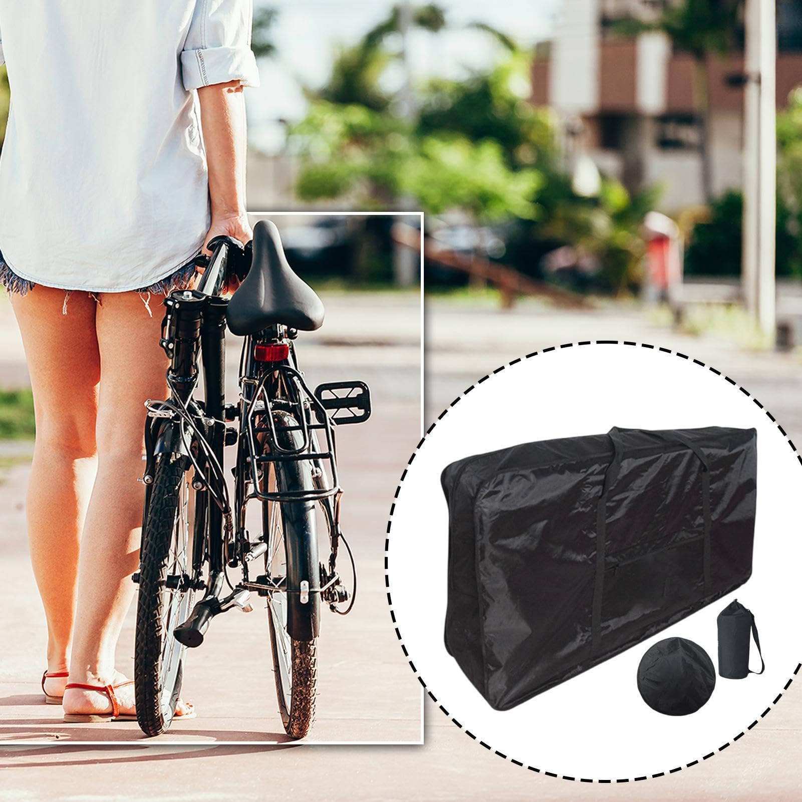 Torba rowerowa, składana, wodoszczelna, | Walizka transportowa do transportu rowerowego do wózka podróżnego