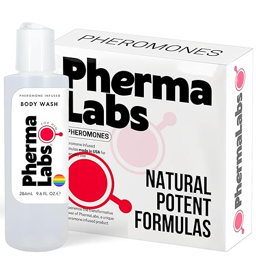 Atraer hombres para hombres homosexuales aroma original feromonas gel de baño para hombres - Botella de 10 fl oz - La concentración más alta de