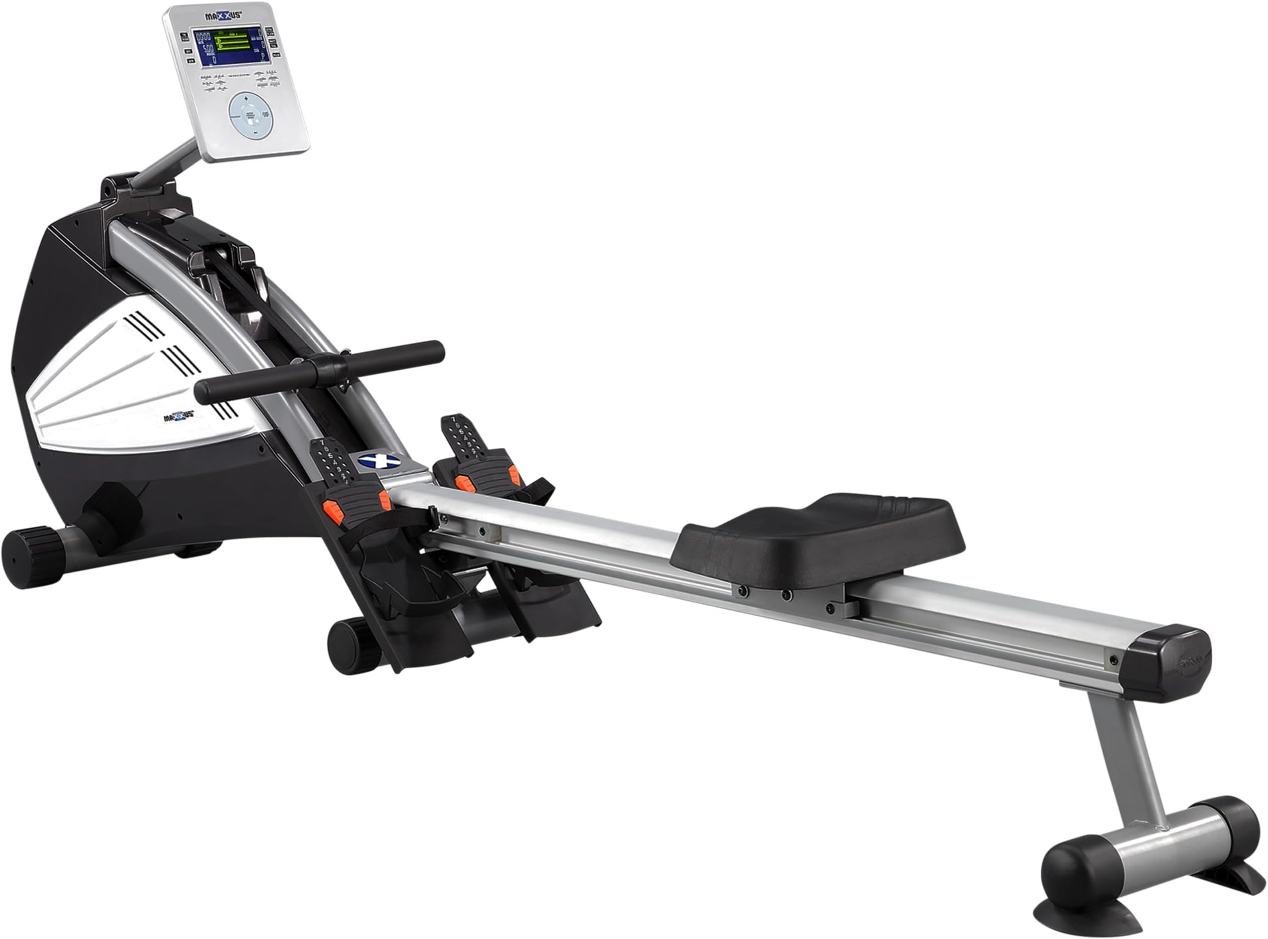 MAXXUS® 8.1 Rower, Rowing Machine with Rower Air Drive and Magnetic Drive, Very Quiet, Dimensions: 2480 x 465 x 1025 mm, Folded: 1235 x 465 x 1800 mm