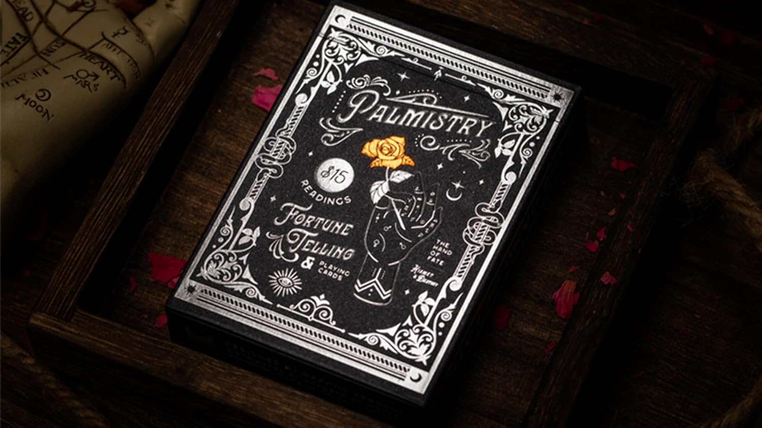 Murphy's Magic Supplies, Inc. Palmistry (Silver Sable) Playing Cards, Great Gift for Card Collectors