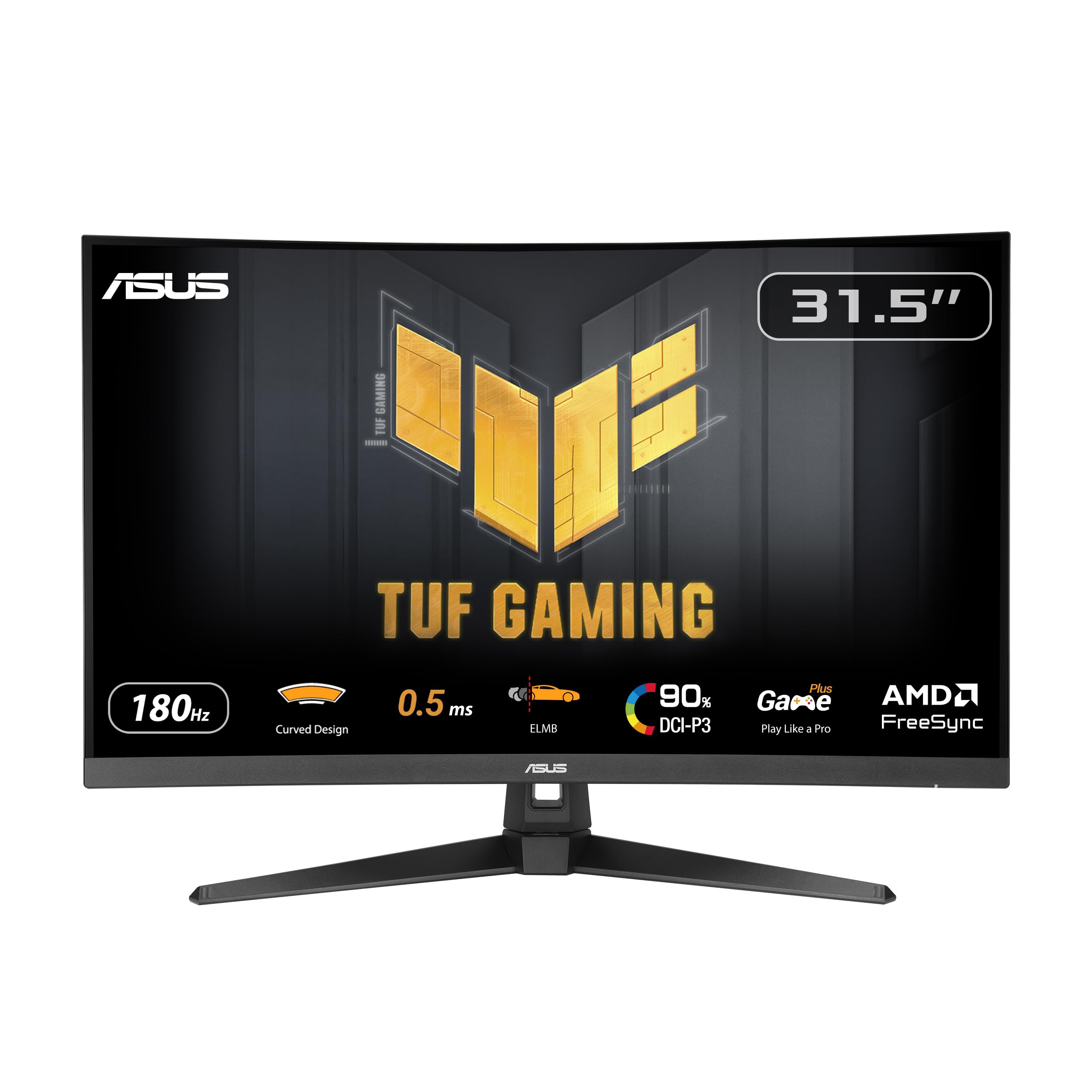 ASUS TUF Gaming VG32WQ3B 32 Pouces 1440p 180Hz Écran PC Gamer Incurvé