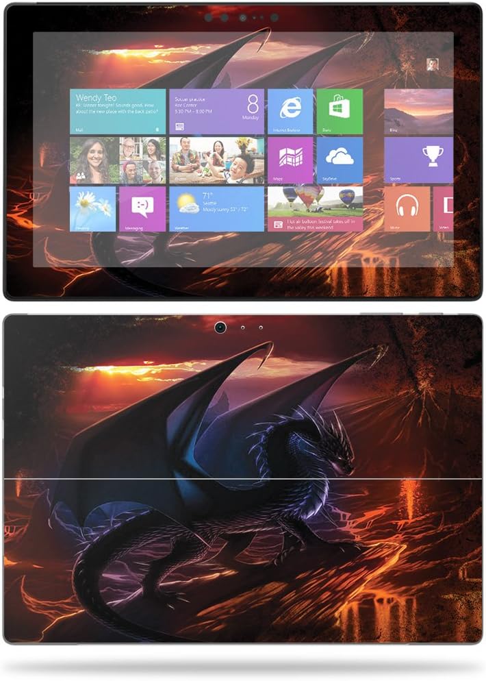 MightySkins Skin Compatible with Microsoft Surface Pro (2017) 12.3" - Composition Book | Protective, Durable, and Unique Vinyl wrap Cover | Easy to Apply, Remove, and Change Styles | Made in The USA