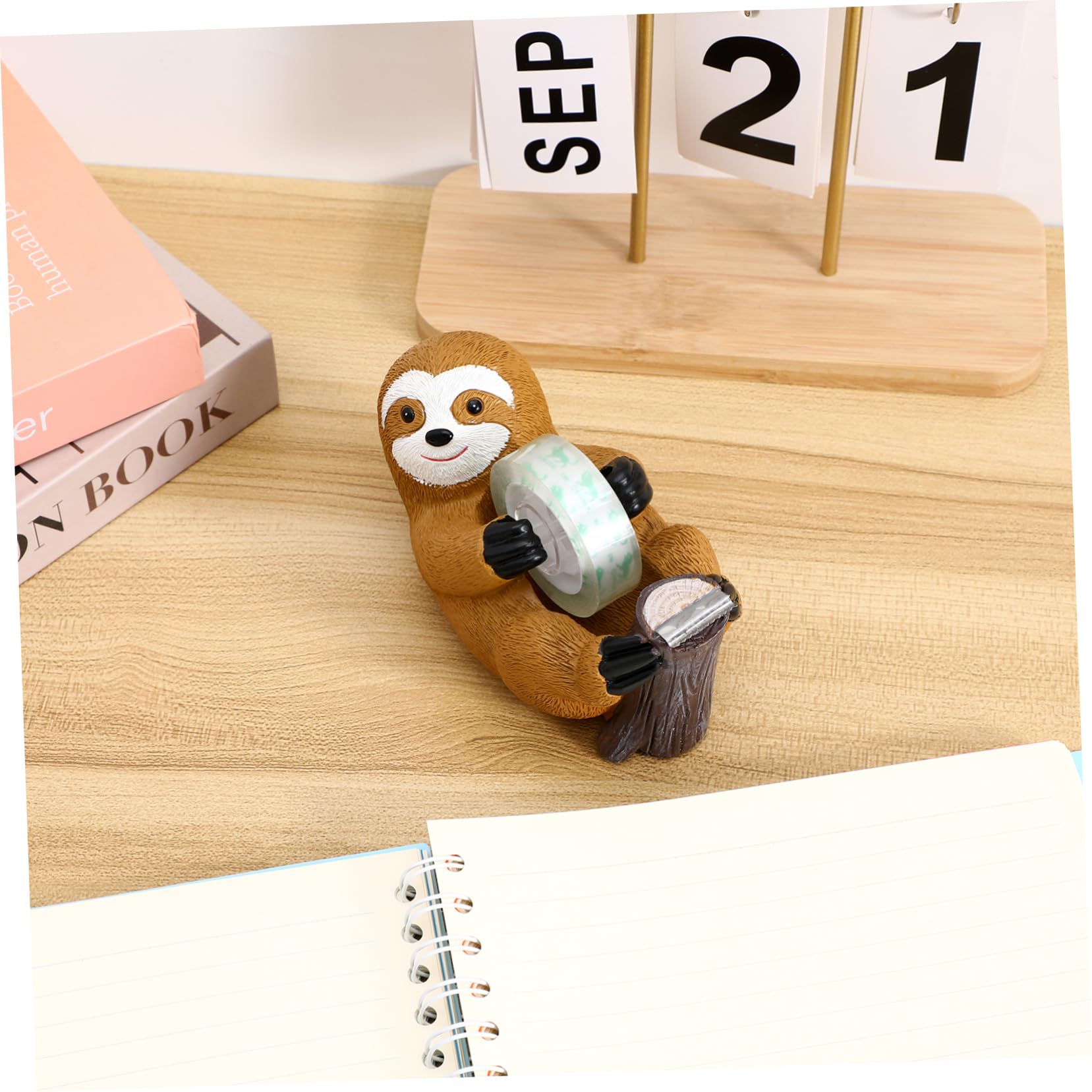 jojofuny 4 Pezzi Porta Nastro Adesivo Bradipo Distributore Nastro Adesivo Artigianale Figurina Nastro Fragile Accessorio Stazionario Portatile Piccolo Carino Accessori Da Scrivania