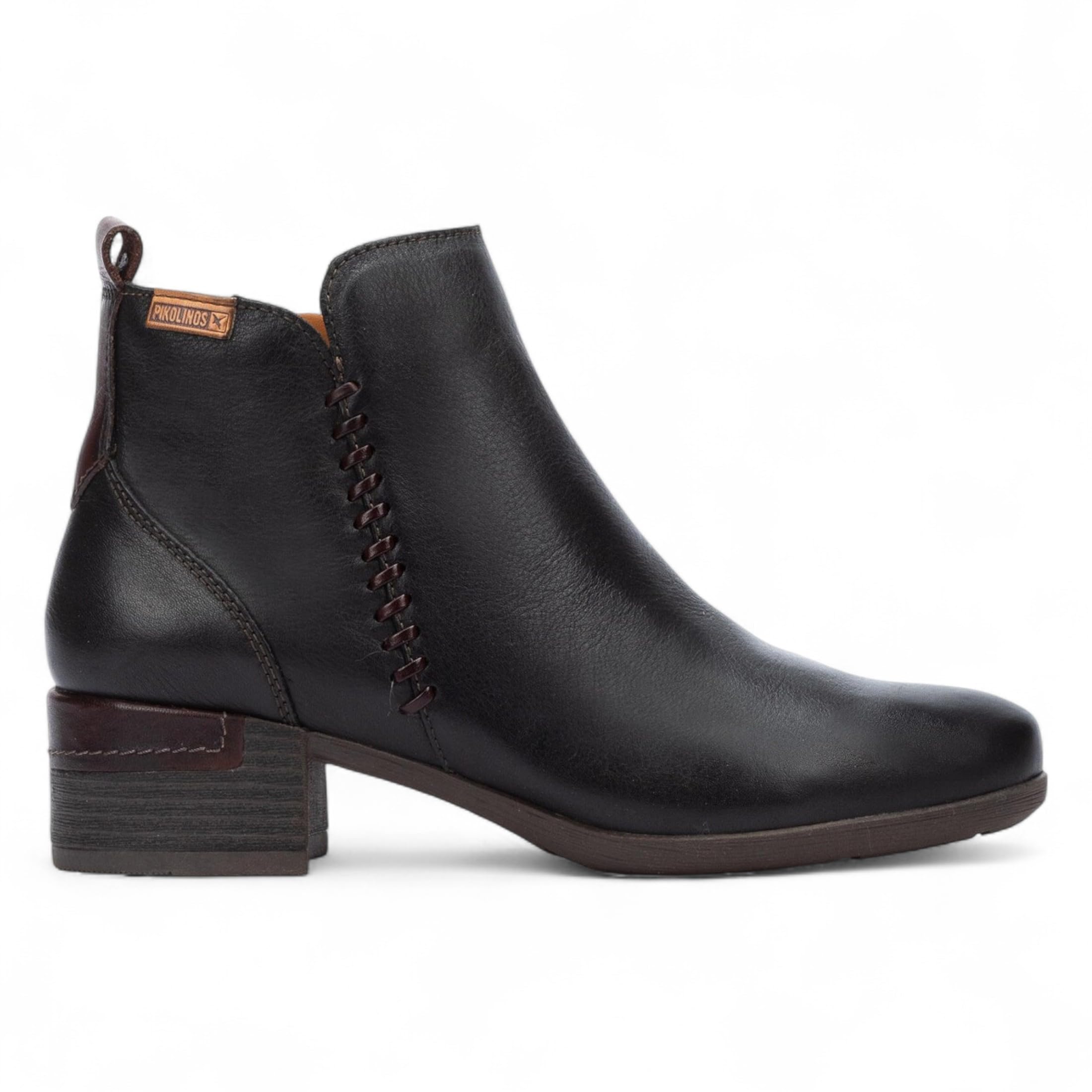 Infinity Womens Leather Ankle Bootie Zip Heel Boots - Malaga