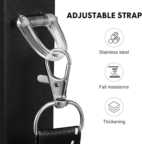 Miniatura 6 de Ciieeo Botella de agua plana, taza de viaje portátil, botella de agua rectangular, botella de viaje, botella de plástico, taza de viaje para