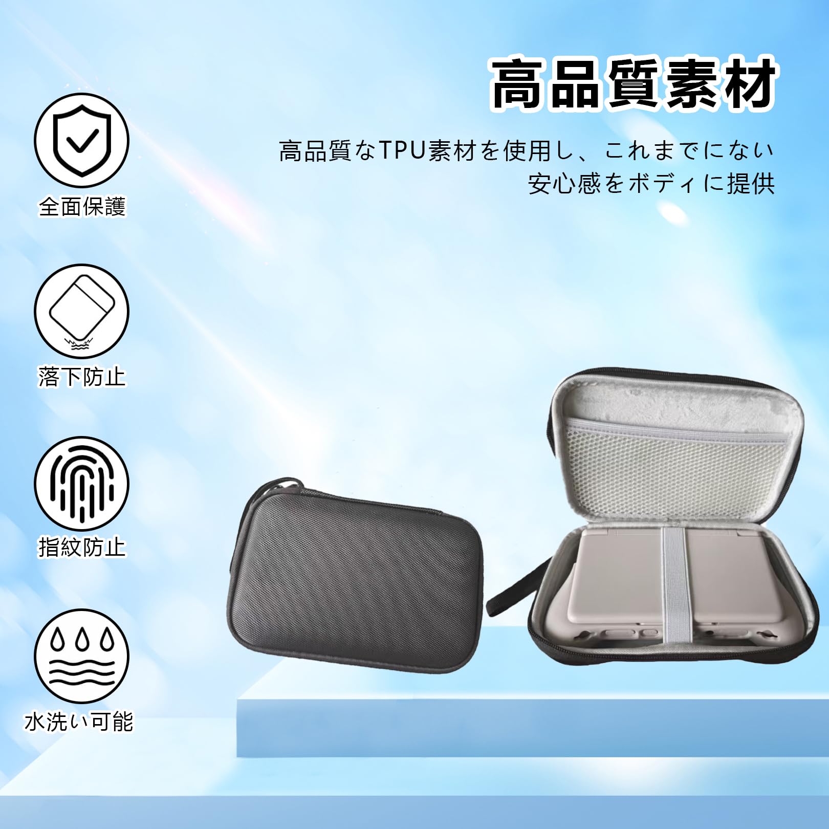 Amazon.co.jp: For AYN THOR ケース【vaele】 全面保護収納ケース 耐