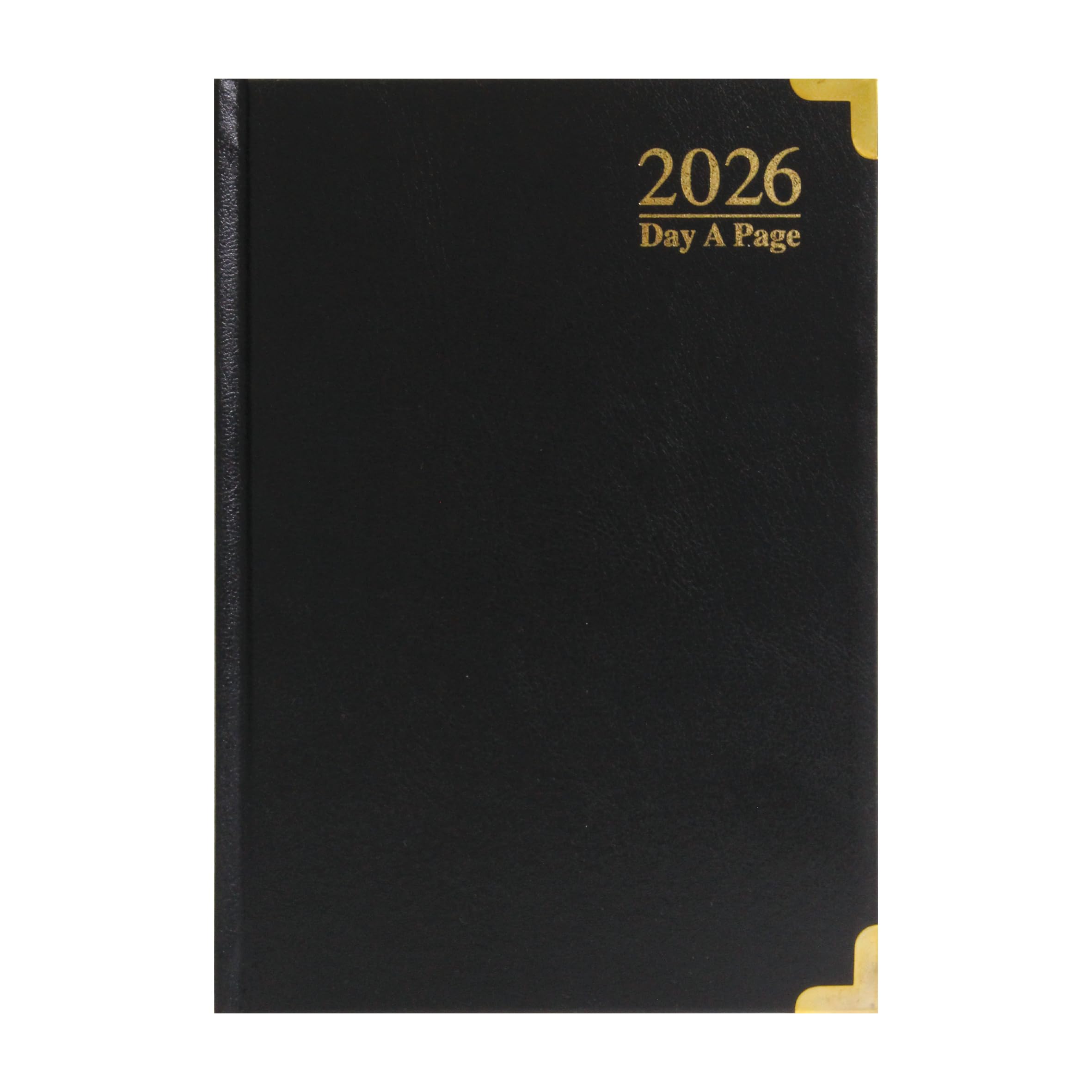Sponsored Ad – A5-2026 Diary Day a Page with Half Page Saturday and Sunday (Black)