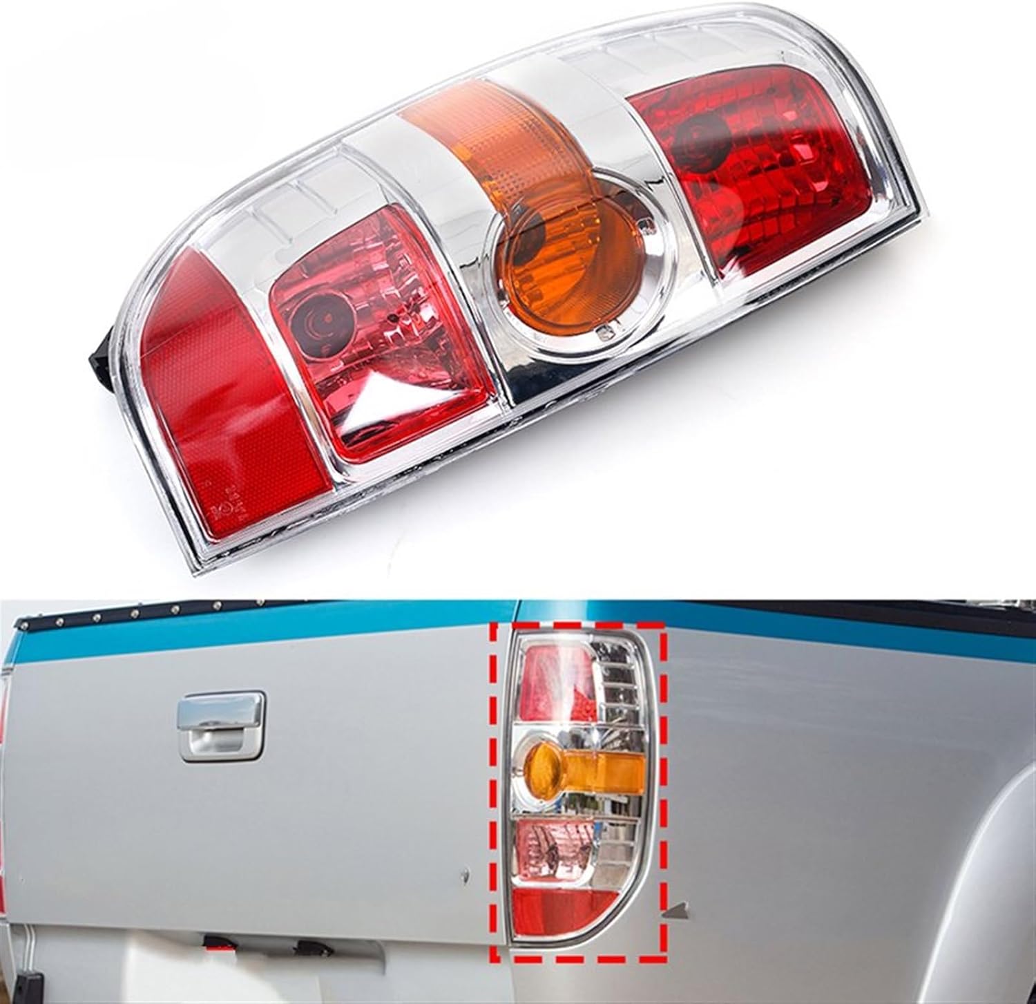 Car Tail Lights Ur56-51-150 Ur56-51-160 Accessories Taillight Cover For Mazda For Bt50 2007-2011 Car Rear Tail Light Lamp Tail Light Lamp Rear Light (Left)