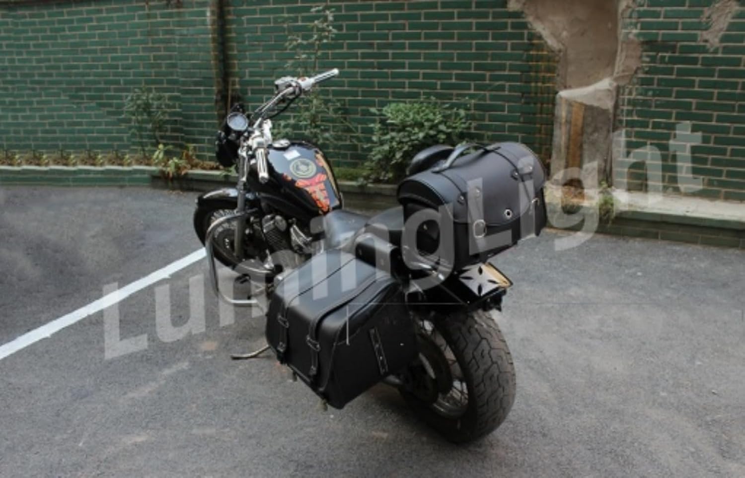 LumingLightオートバイアクセサリー、ライディング用品、リアシートバッグ、テールバッグ、リアラックサポートプレート、ヘルメッ