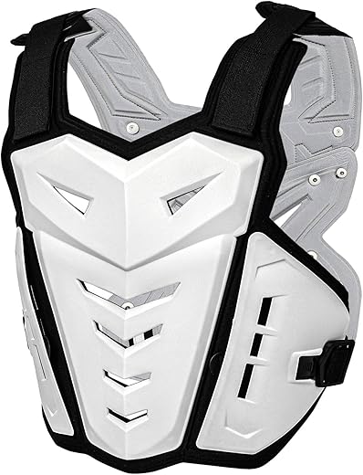 Motorcycle Armor Body Guard Vest, Street Bike Riding Off-Road Racing Cycling Skiing Motocross Adult Chest Protector