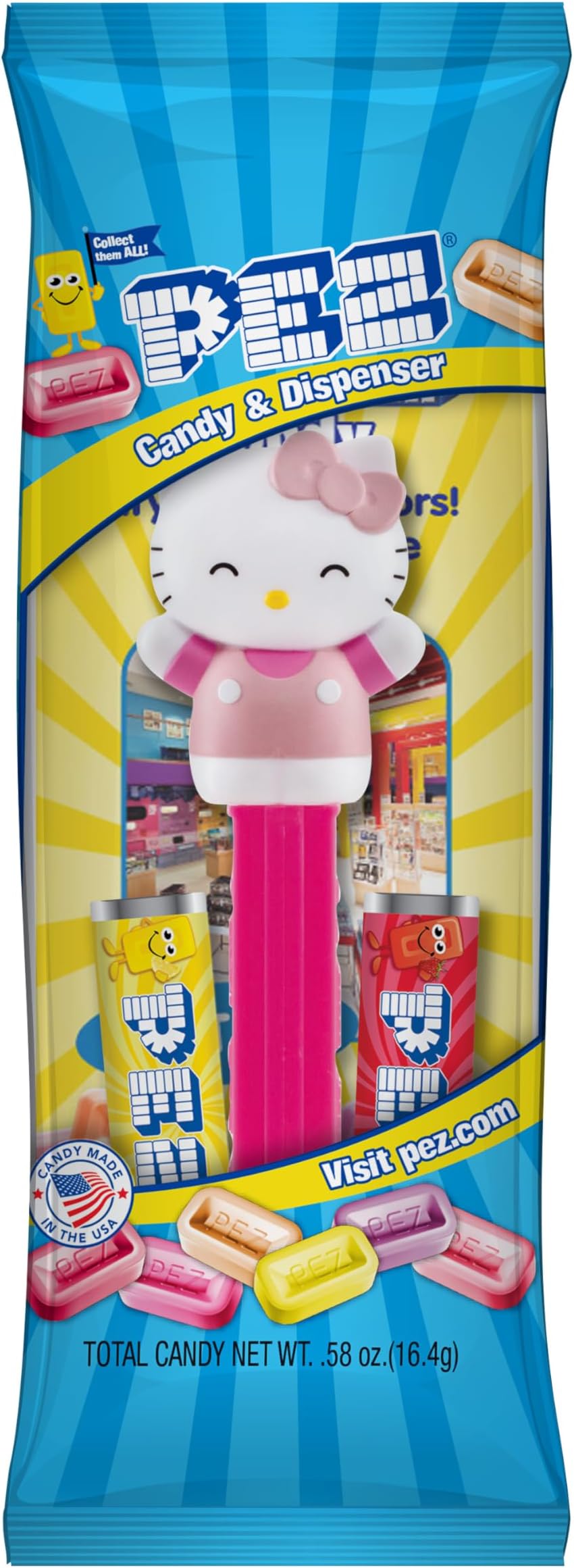 PEZ Hello Kitty, 0.58-Ounce Assorted Candy Dispensers (Pack of 12)