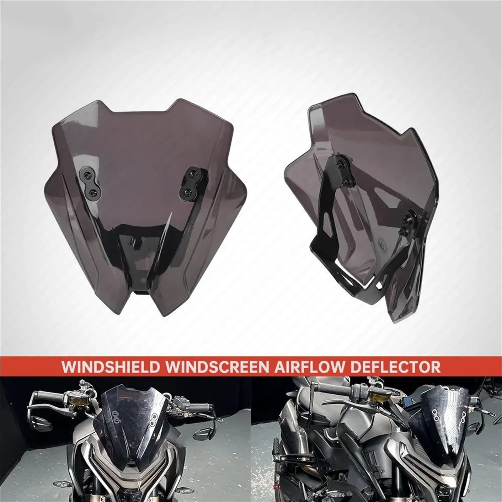 Motocicletas Parabrisas para CFMOTO 800NK NK800 2026 Deflectores De Viento Avanzados Parabrisas Protector contra El Soporte del Alerón