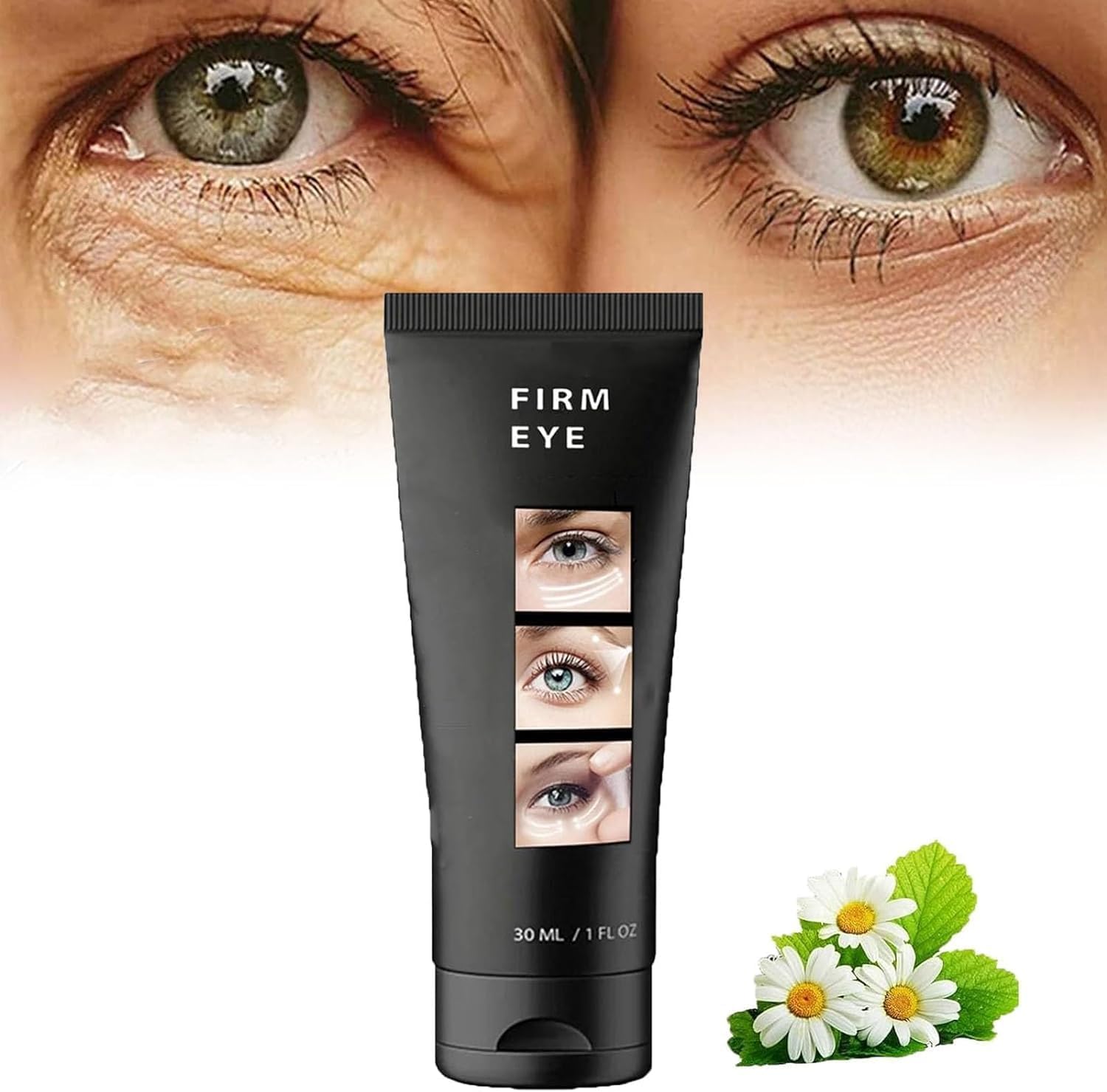 Giurui Berbax Instant Firm Eye Tightening Cream, Berbax Instant Firmx Eye Tightener, Berbax Eye Cream, for Puffiness And Bags Under Eyes (1 Pcs)