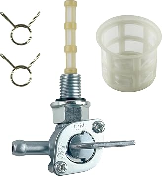 YAMAKATO Generator Fuel Petcock Switch Gas Tank Shut Off Valve for Champion Firman Generac OH3384 Briggs & Stratton 310574GS 193272GS 204743GS Yamaha Honda M10 x 1.25mm 28-1783-V2